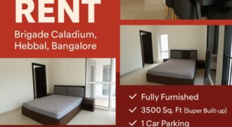 Flat for rent Hebbal Bangalore