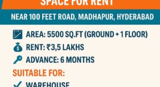 Warehouse for rent Hyderabad