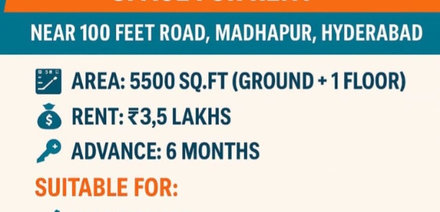Warehouse for rent Hyderabad