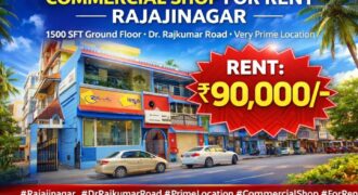 Commercial shop for rent Bangalore