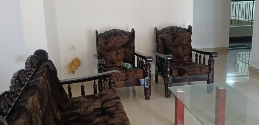 3 bhk furnished flat for rent